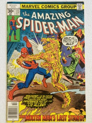 Buy Amazing Spider-Man #173 – Spider-Man Battles Molten Man in "If You Can’t Stand the Heat...!" - Marvel Comics