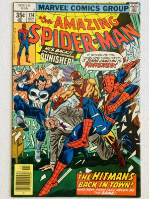 Buy Amazing Spider-Man #174 – The Punisher guest-stars in "The Hitman’s Back in Town!" | 1st 35¢ Issue - Marvel Comics