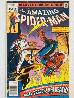 Buy Amazing Spider-Man #184 – 1st Appearance of White Dragon & Dr. Philip Chang in "White Dragon! Red Death!" - Marvel Comics