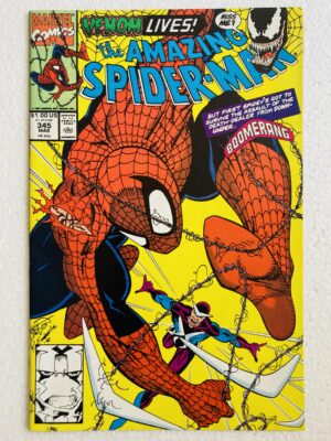 Buy Amazing Spider-Man #345 – 1st Carnage Symbiote & Cletus Kasady Cameo in "Gun from the Heart!" - Marvel Comics