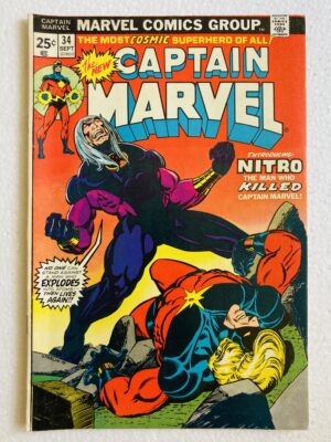 Captain Marvel #34 - Marvel Comics