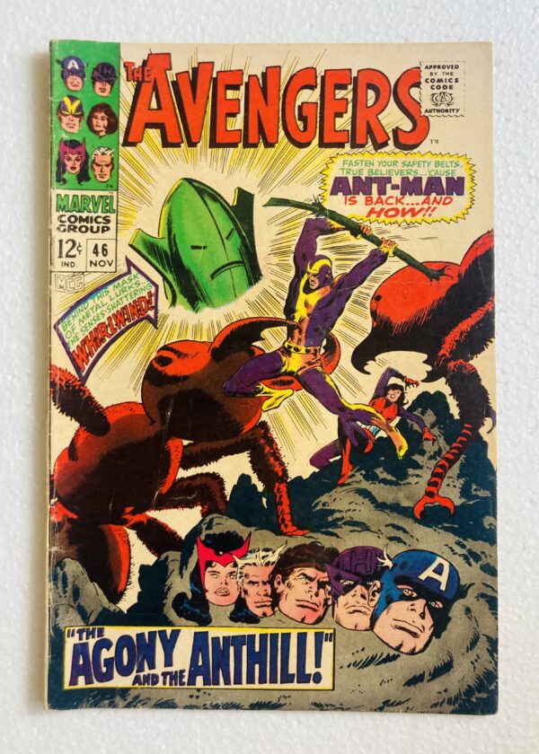 Buy Avengers #46 – Goliath Returns & Whirlwind’s First Appearance in "The Agony and the Anthill!" - Marvel Comics