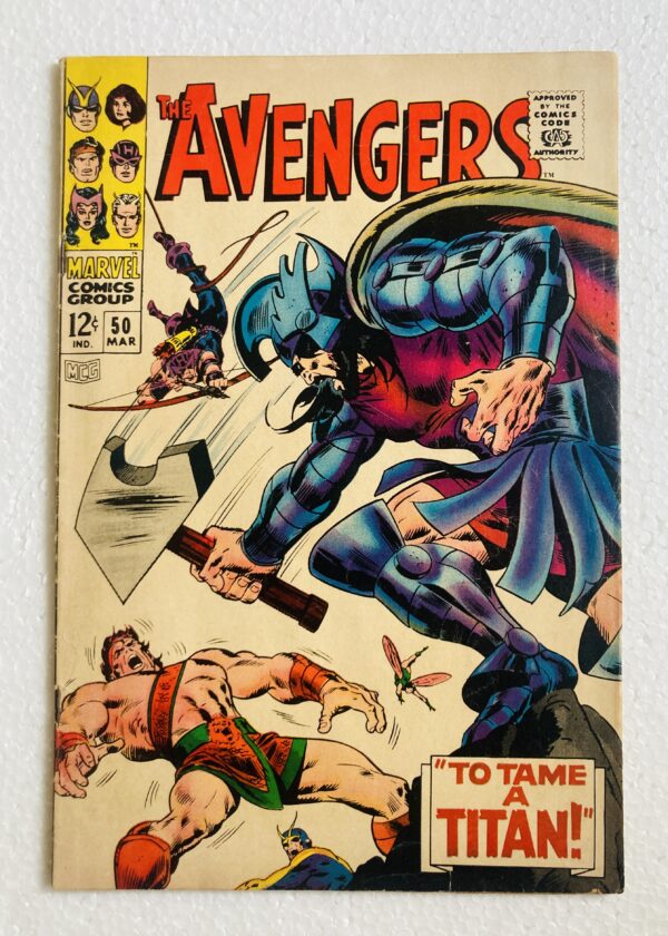 Buy Avengers #50 – Hercules Quits the Avengers in "To Tame a Titan!" - Marvel Comics