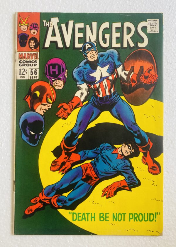 Buy Avengers #56 – Avengers Witness Bucky Barnes' Death in "Death Be Not Proud!" - Marvel Comics