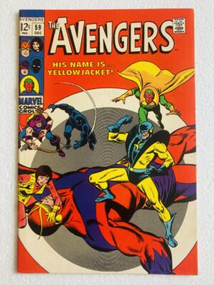 Buy Avengers #59 – 1st Appearance of Hank Pym as Yellowjacket in "The Name is ... Yellowjacket!" - Marvel Comics