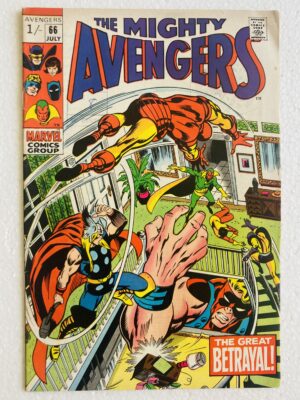 Buy Avengers #66 – 1st Mention of Adamantium & Ultron-6 in "Betrayal!" - Marvel Comics