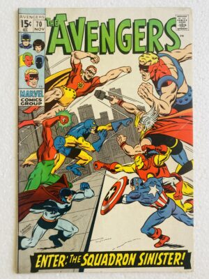 Buy Avengers #70 – 1st Appearance of Squadron Sinister in "When Strikes the Squadron Sinister!" - Marvel Comics