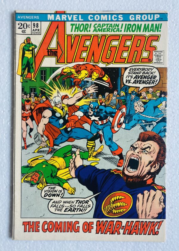 Buy Avengers #98 – Kree-Skrull War Chapter in "Let Slip the Dogs of War!" - Marvel Comics