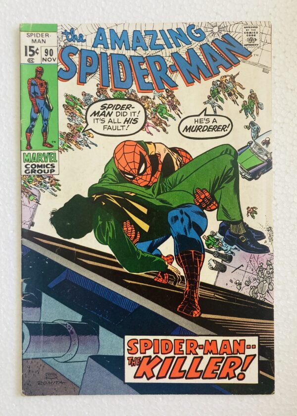 Buy Amazing Spider-Man #90 – Death of Captain George Stacy in "And Death Shall Come!" - Marvel Comics