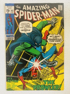 Buy Amazing Spider-Man #93 – Spider-Man vs. Prowler in "The Lady and - - the Prowler!" - Marvel Comics