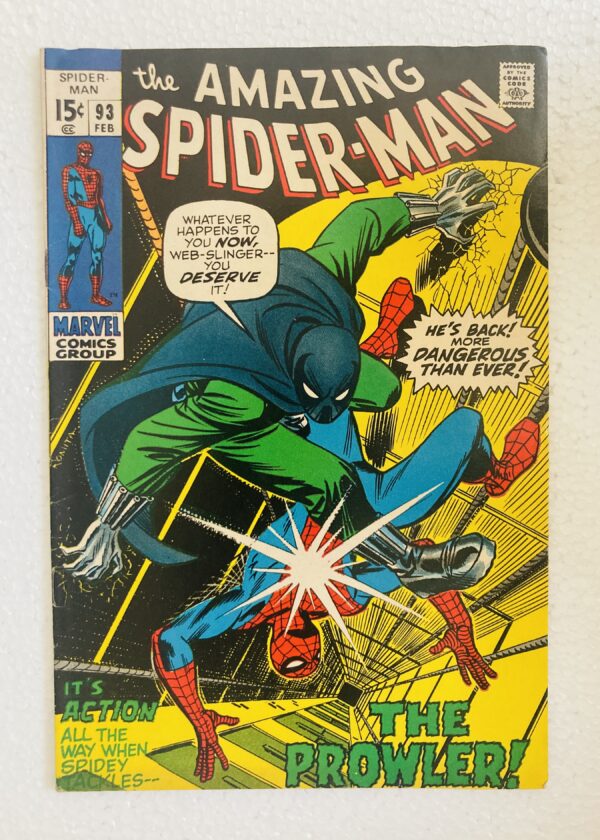 Buy Amazing Spider-Man #93 – Spider-Man vs. Prowler in "The Lady and - - the Prowler!" - Marvel Comics