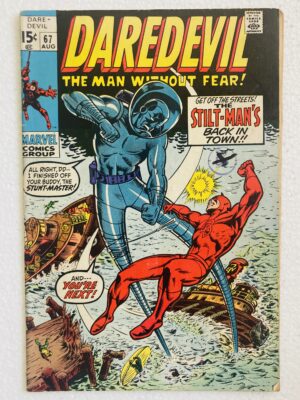 Buy Daredevil #67 – "Stilt-Man Stalks the Soundstage" | Daredevil Faces a Cinematic Threat