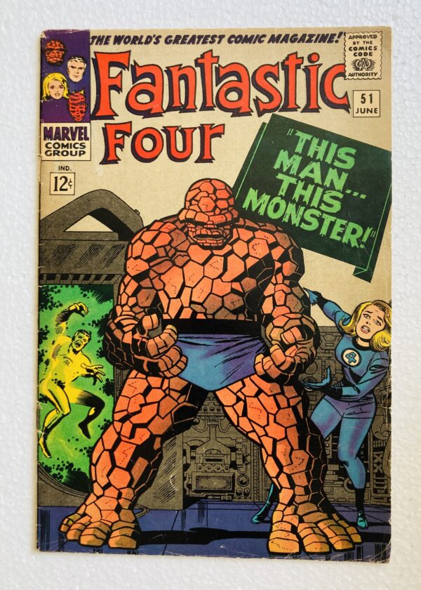 Buy Fantastic Four #51 – 1st Appearance of the Negative Zone in "This Man... This Monster!" - Marvel Comics