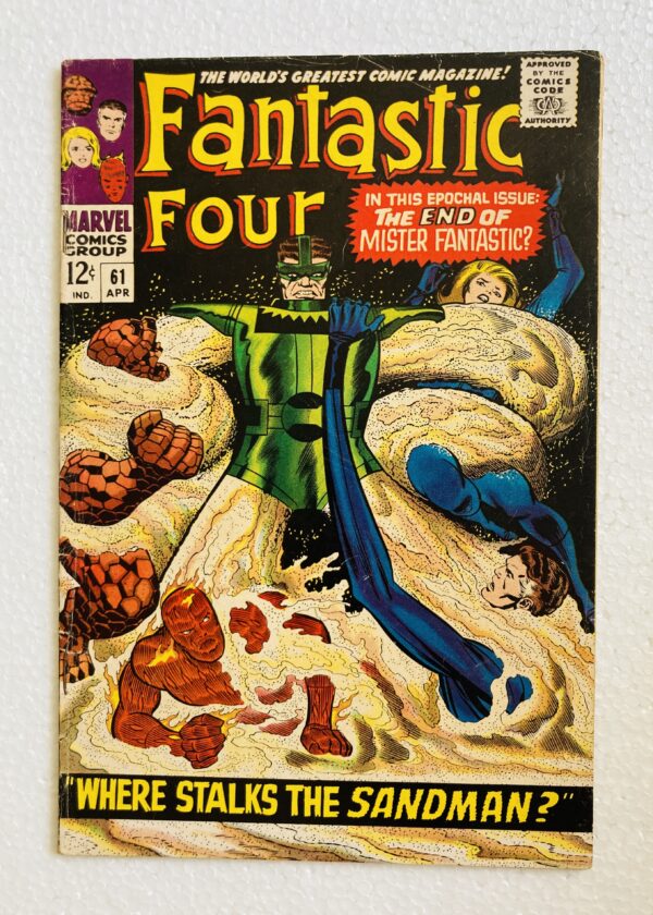 Buy Fantastic Four #61 – Sandman Battle in "Where Stalks the Sandman?" - Marvel Comics