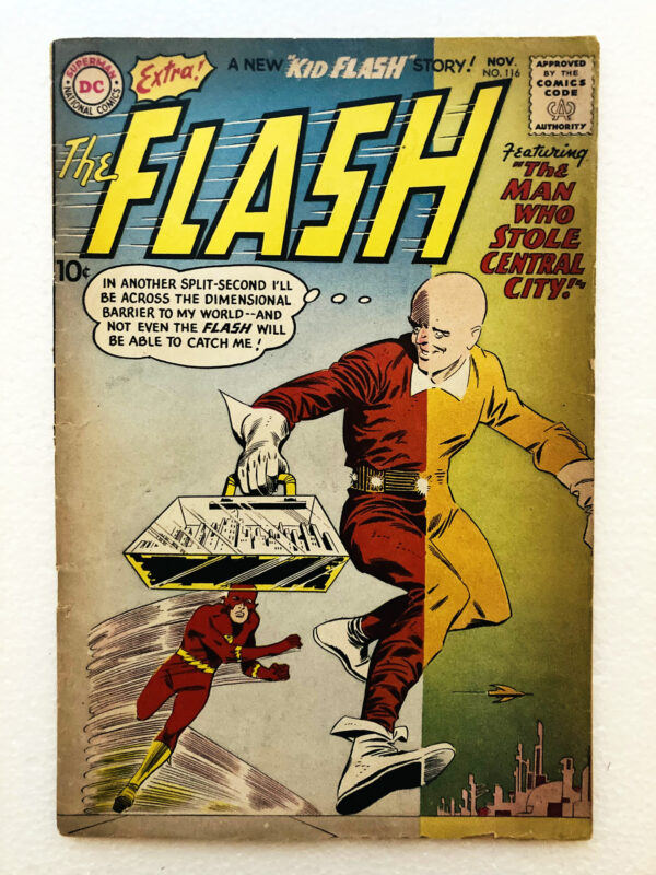 Buy Flash #116 – "The Man Who Stole Central City!" | Flash Saves Central City