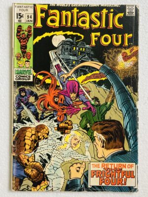 Buy Fantastic Four #94 – 1st Appearance of Agatha Harkness in "The Return of the Frightful Four" - Marvel Comics