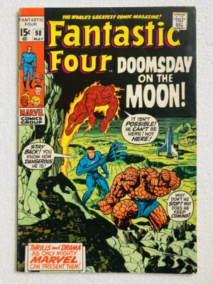 Buy Fantastic Four #98 – Fantastic Four’s Adventure in "Mystery on the Moon!" - Marvel Comics