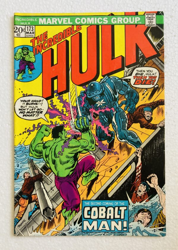 Buy Hulk #173 – Hulk’s Battle with Cobalt Man in "Anybody Out There Remember... the Cobalt Man?" - Marvel Comics