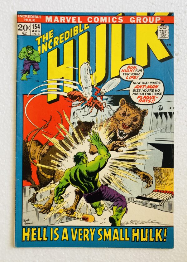 Buy Hulk #154 – Hulk’s Struggle in "Hell is a Very Small Hulk!" - Marvel Comics