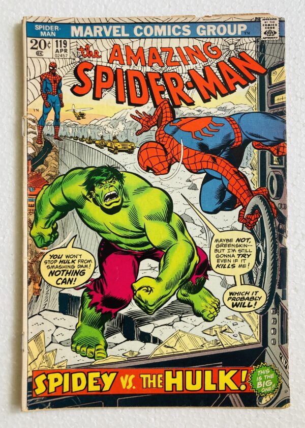 Buy Amazing Spider-Man #119 – Spider-Man vs. Hulk in "The Gentleman's Name is... Hulk!" - Marvel Comics