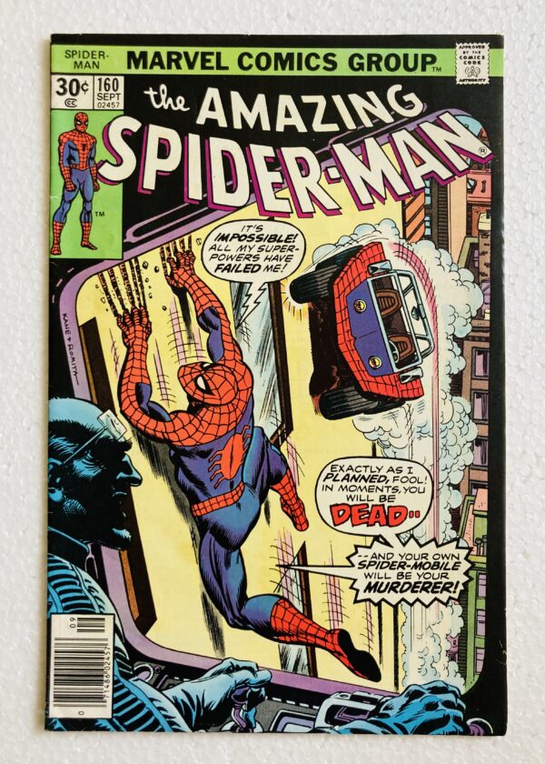 Buy Amazing Spider-Man #160 – Cover Featuring the Spider-Mobile in Action! - Marvel Comics