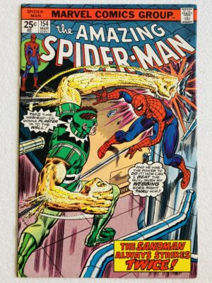 Buy Amazing Spider-Man #154 – Spider-Man vs. Sandman in "The Sandman Always Strikes Twice" - Marvel Comics