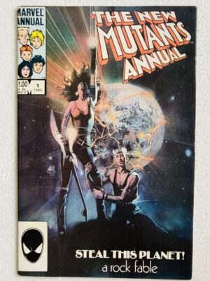 The New Mutants Annual #1 – "The Cosmic Cannonball Caper" - Marvel Comics