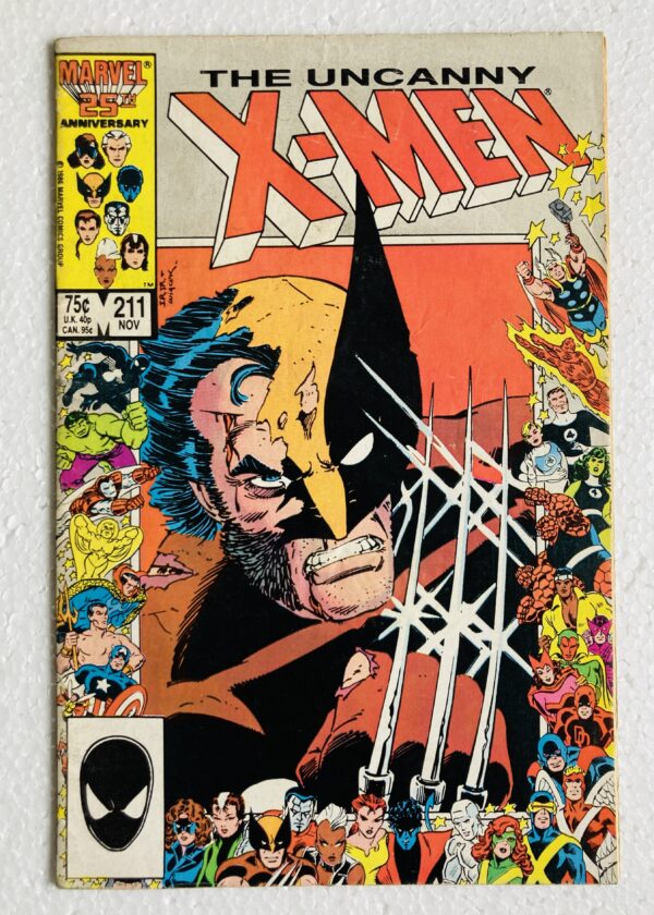 X-Men #211 - Marvel Comics