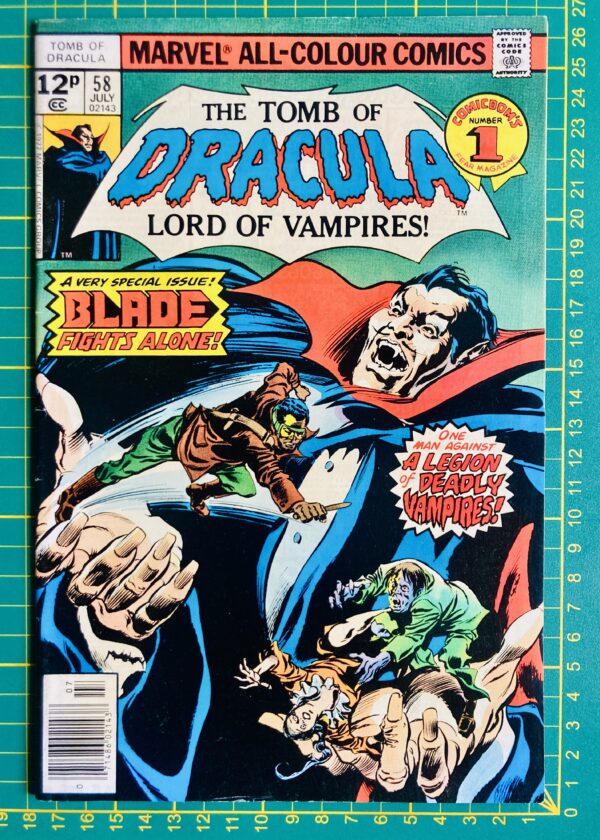 Tomb of Dracula #58 | Solo Blade Issue