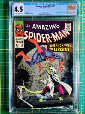 Amazing Spider-Man #44 CGC – 2nd Appearance of Lizar