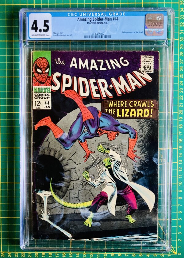 Amazing Spider-Man #44 CGC – 2nd Appearance of Lizar