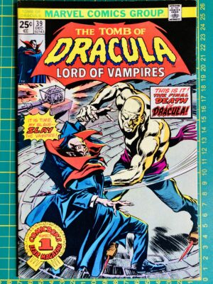 omb of Dracula #39 cover – The Death of Dracula39