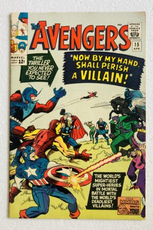 Avengers 15 Death of Baron Zemo VF/NM