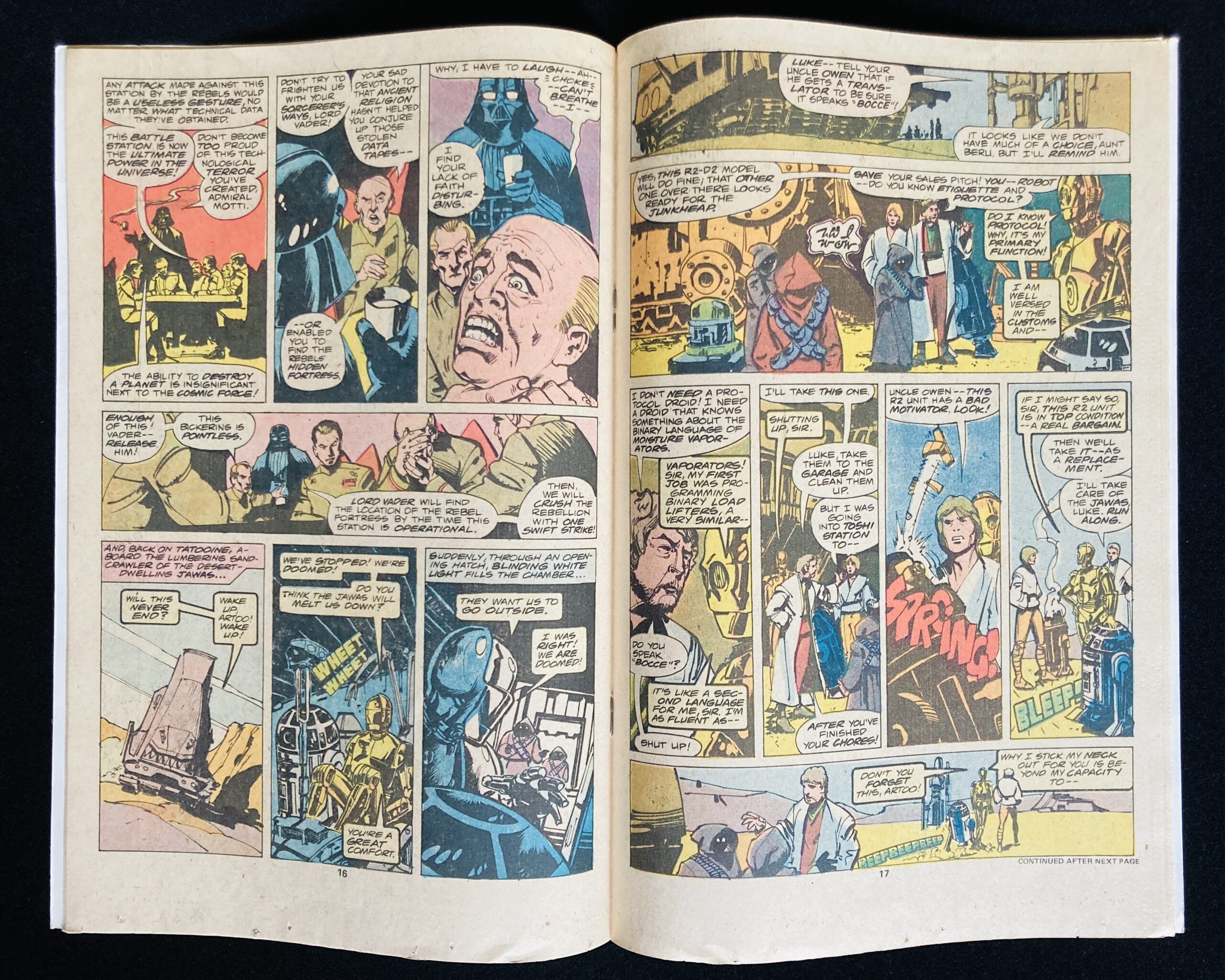 Star Wars 1 Centerfold Staples
