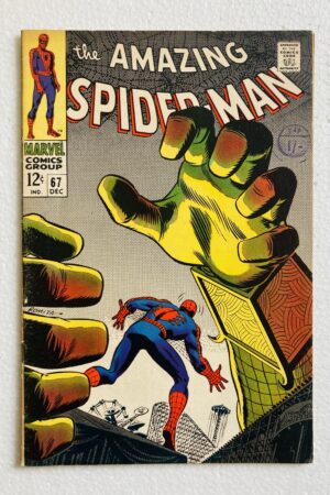 Amazing Spider-Man #67 Marvel 1968 VF comic cover