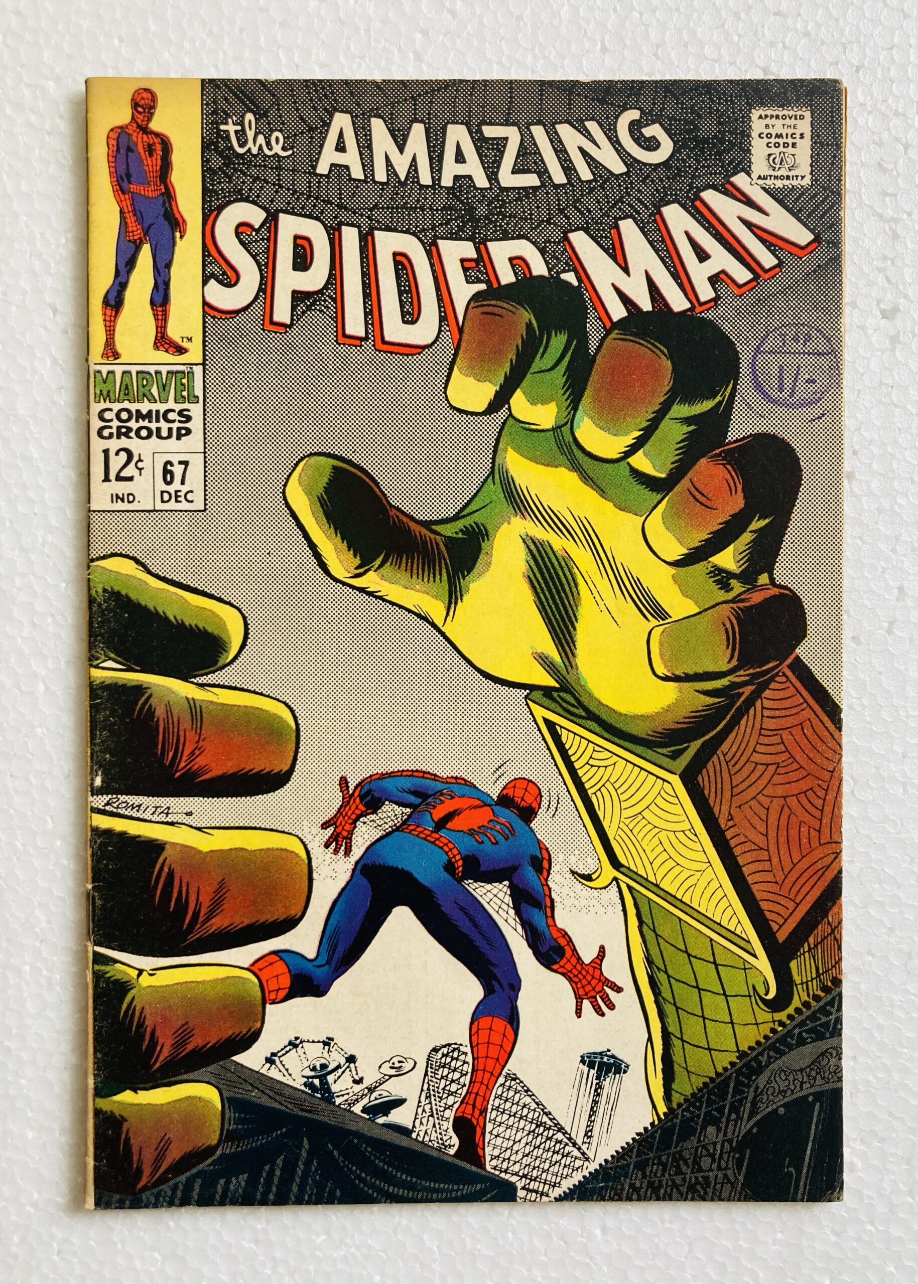 Amazing Spider-Man #67 Marvel 1968 VF comic cover