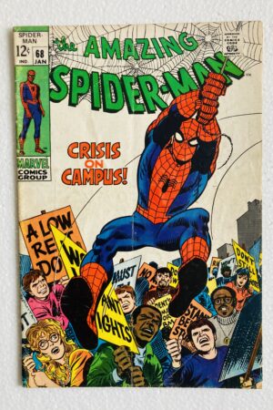 Amazing Spider-Man #68 Marvel 1969 VG/FN comic cover