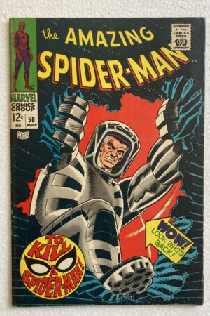 Amazing Spider-Man #58 Marvel 1967 FN/VF comic cover