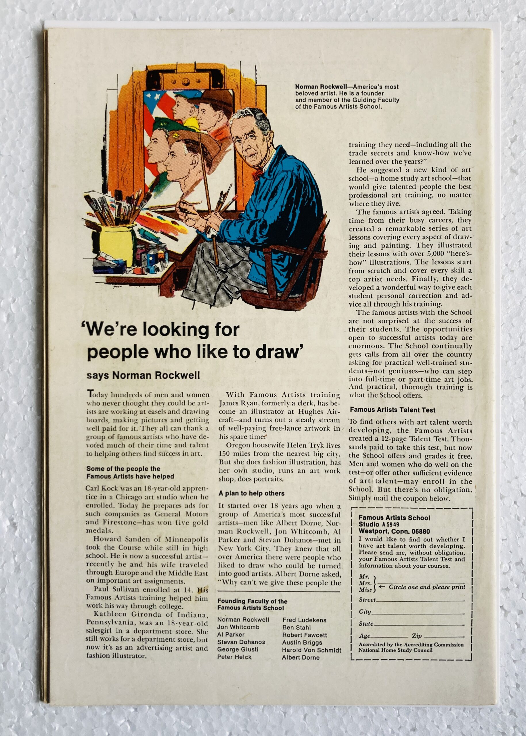Captain America 110 Back Cover Marvel 1969