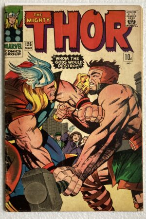 Thor 126 1st Issue of Thor Title Series FN