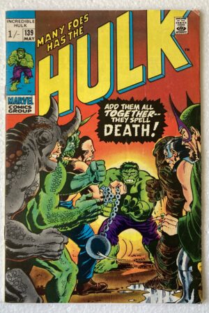 Incredible Hulk #139
