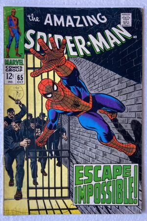 Amazing Spider-Man #65 Marvel 1968 FN+ comic cover