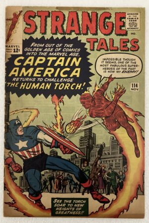 Strange Tales #114 1st Silver Age Captain America VG/FN