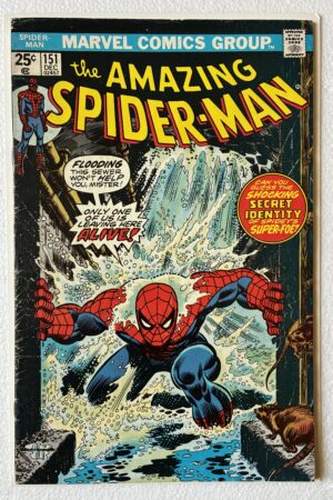 Amazing Spider-Man 151 Marvel 1975 cover VF condition