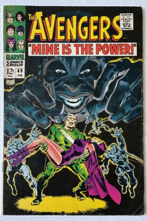 Avengers 49 Marvel 1968 front cover FN+